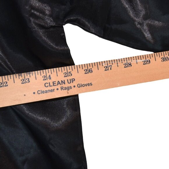 Vintage NWT Black Dragon Robe Size XL Embroidered Satin Kimono Style - Picture 7 of 7